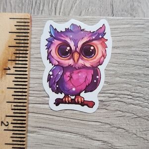 10/$10 Owl Sticker Bird Hoot Owlet Colorful Cartoon